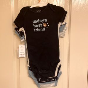 Baby boy 5 piece body suits